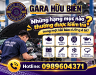 Những hạng mục nào thường được kiểm tra trong một lần bảo dưỡng ô tô?